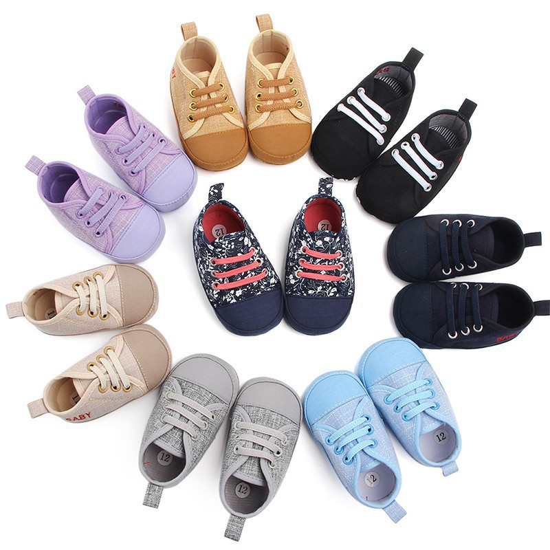Giày sneaker đế mềm chống trượt cho bé trai và bé gái
