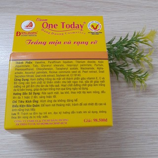 Onetoday: Kem trắng da mặt one today 9g