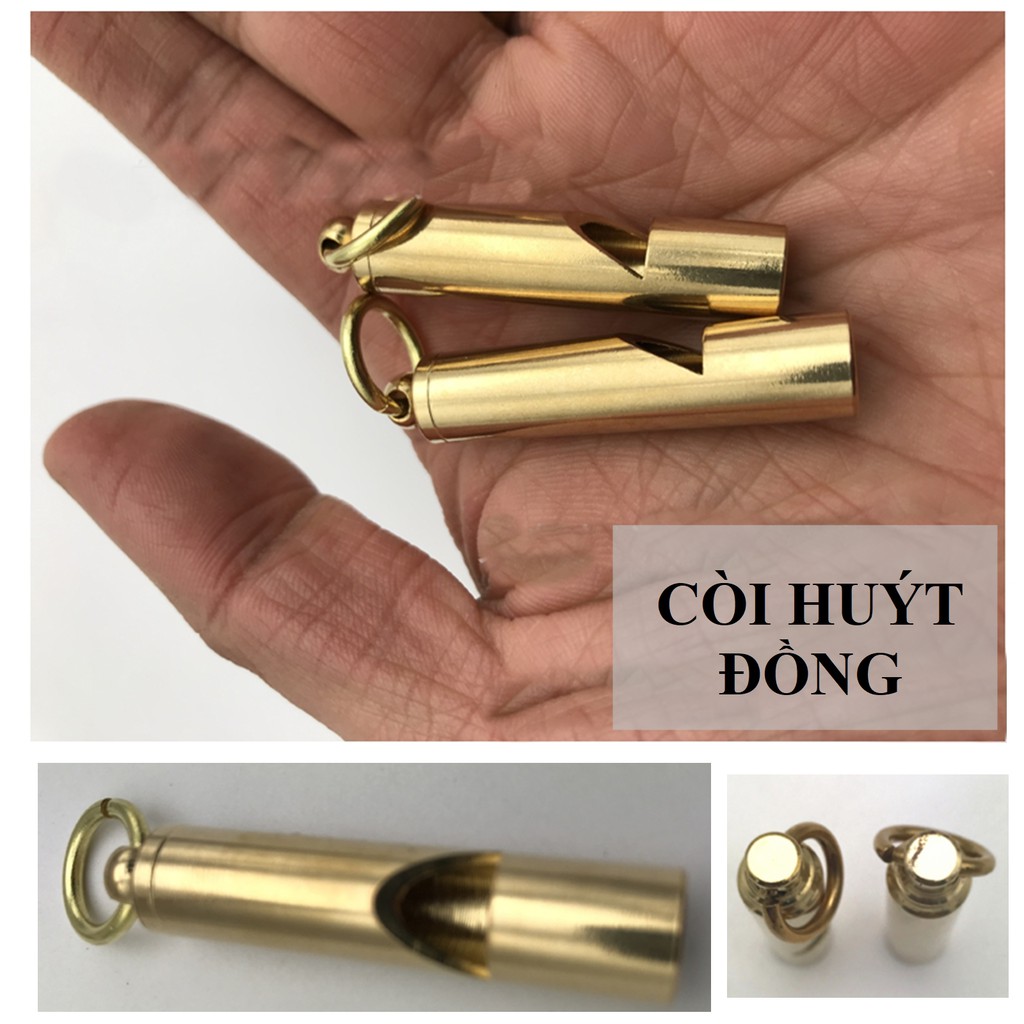 Bán sỉ- Còi huýt đồng BRASS chuyên phượt.