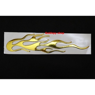 Tem decal lửa chữ nổi