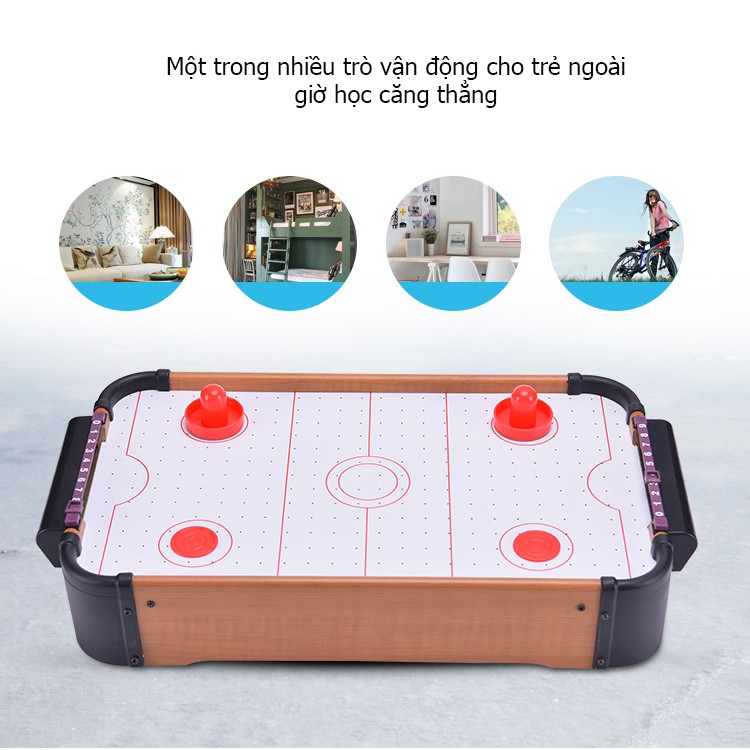 Bàn chơi khúc côn cầu (air hockey) cao cấp size 51cmx31.5cm cực đẹp