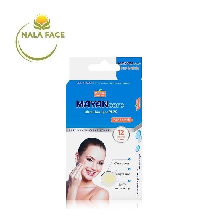 Miếng dán mụn Mayan Care 20 miếng (12 miếng 1cm + 8 miếng 0.8cm)