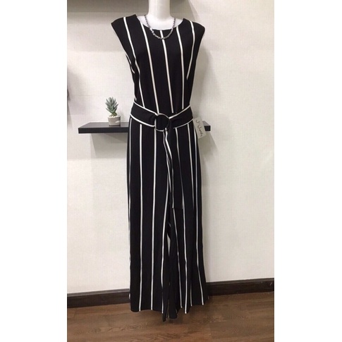 JUMPSUIT DÀI - SỌC ĐEN TRẮNG 👉 JFOR JUSTIRY