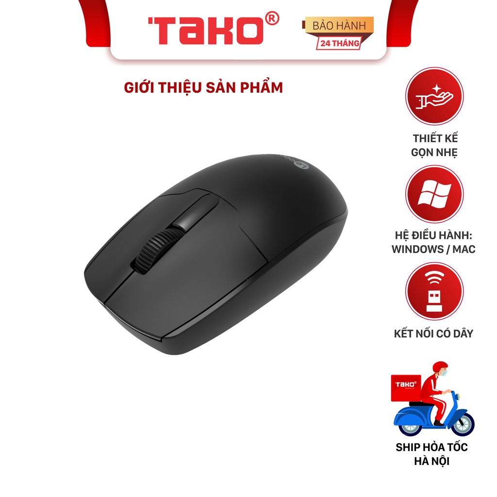 Chuột máy tính không dây LECOO WS204 dành cho dân văn phòng . Chính hãng, BH 24 tháng