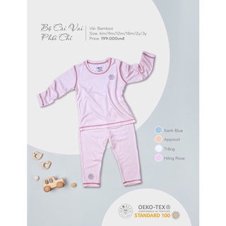 HRNEE - Bộ dài cài vai phối chỉ LIC115b