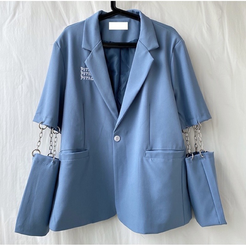 [Mã FAGREAT1505 giảm 8% tối đa 50K đơn 250K] Áo blazer ống tay nối mặc được 2 kiểu | BigBuy360 - bigbuy360.vn