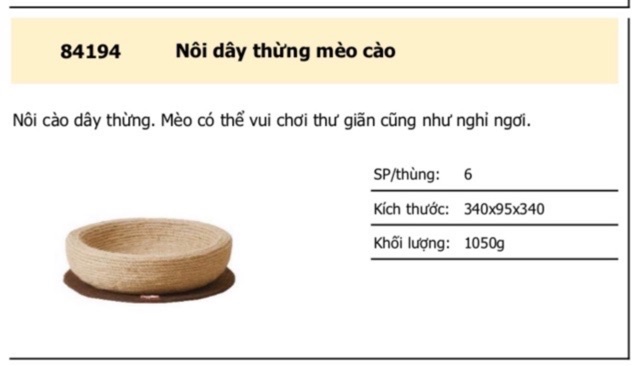 Nôi dây thừng mèo cào