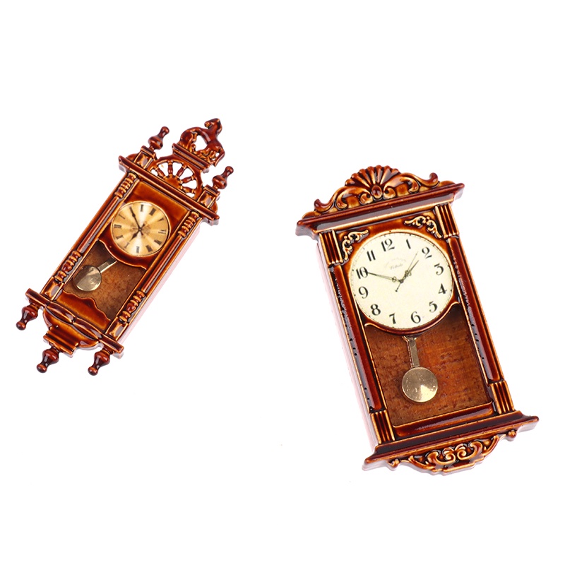 Đồng Hồ Treo Tường Tỉ Lệ 1: 12 Trang Trí Nhà Búp Bê