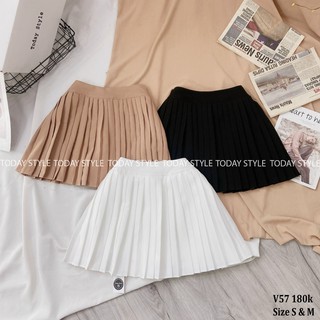 Chân váy xếp li Today Style vải mềm mịn V57