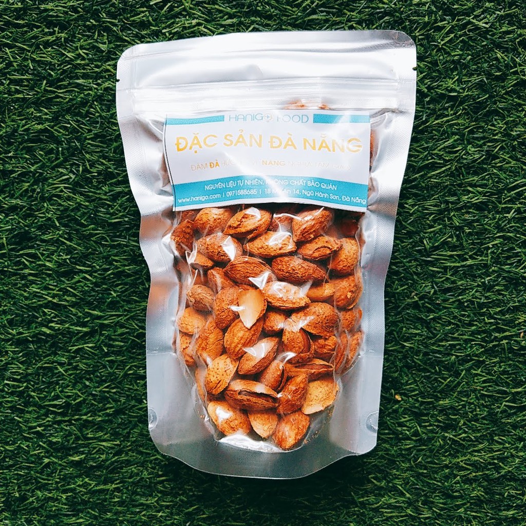 Hạnh Nhân Mỹ Vỏ Mỏng- Rang Bơ Muối 500G - HANIGO FOOD