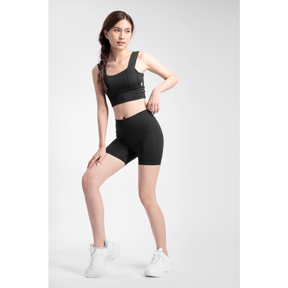 Bộ thể thao nữ Fitme áo bra tập gym Delta, quần legging đùi co giãn 4 chiều năng động thấm hút tốt