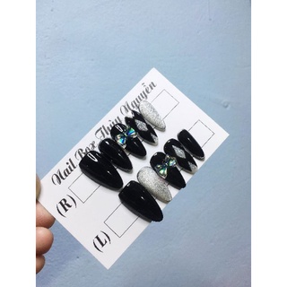 Móng úp thiết kế tặng kèm keo + dũa nail