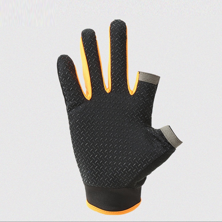 Găng tay xe máy, xe đạp hở 2 ngón Sport - Chống trượt, Chống nắng, Cảm ứng sử dụng điện thoại