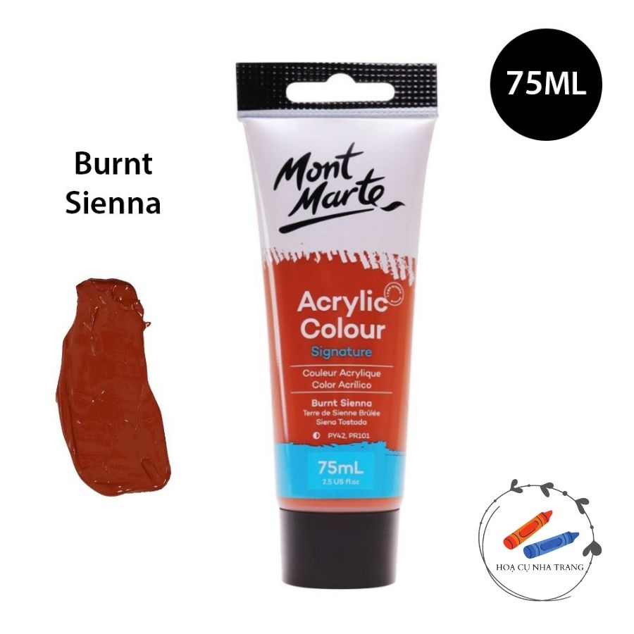 Bảng Màu Acrylic Mont Marte Tuýp 75ml