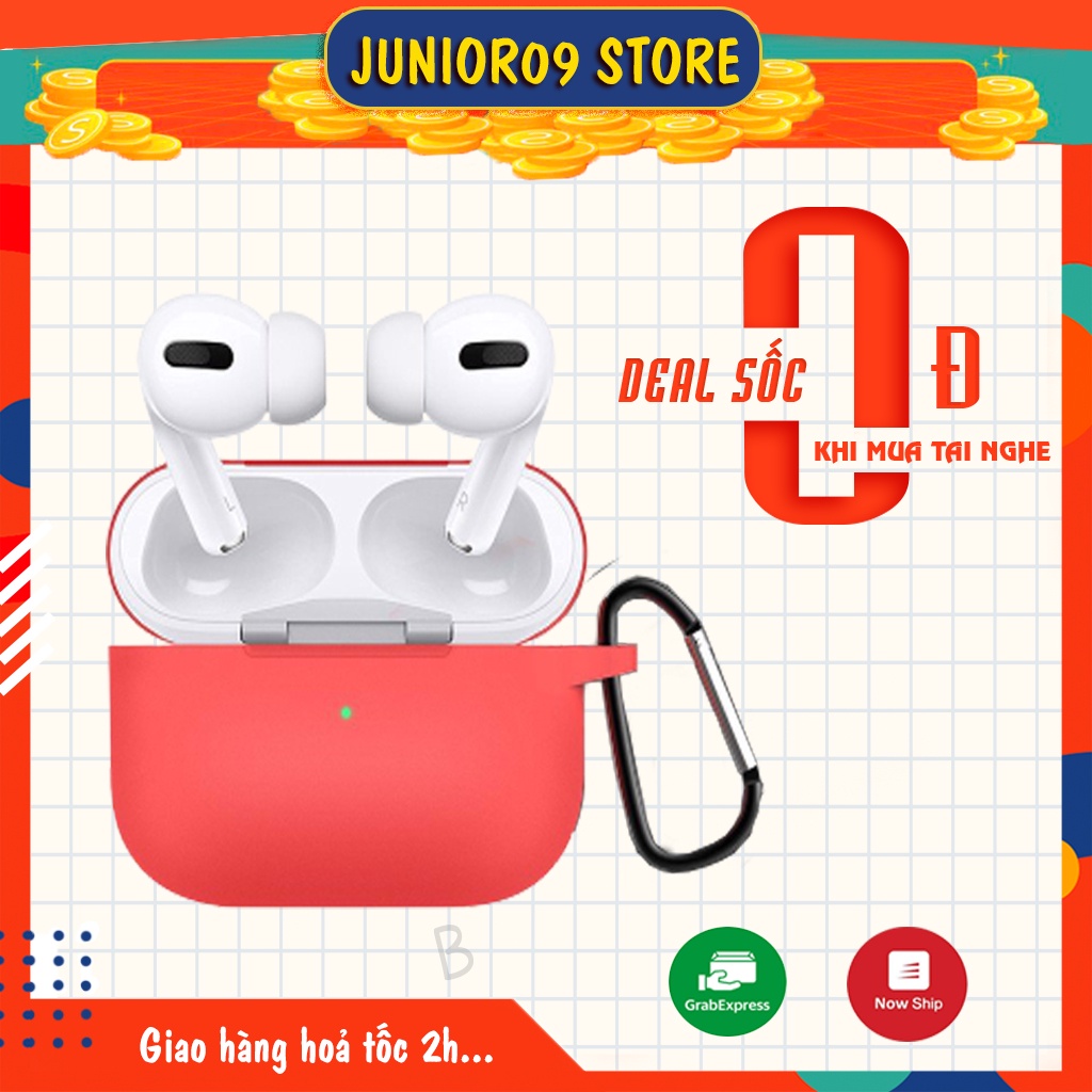 Ốp vỏ case tai nghe AirPods 2/Pro - Màu ngẫu nhiên - Chống sốc - Chống bẩn - Ôm khít Junior09 Store