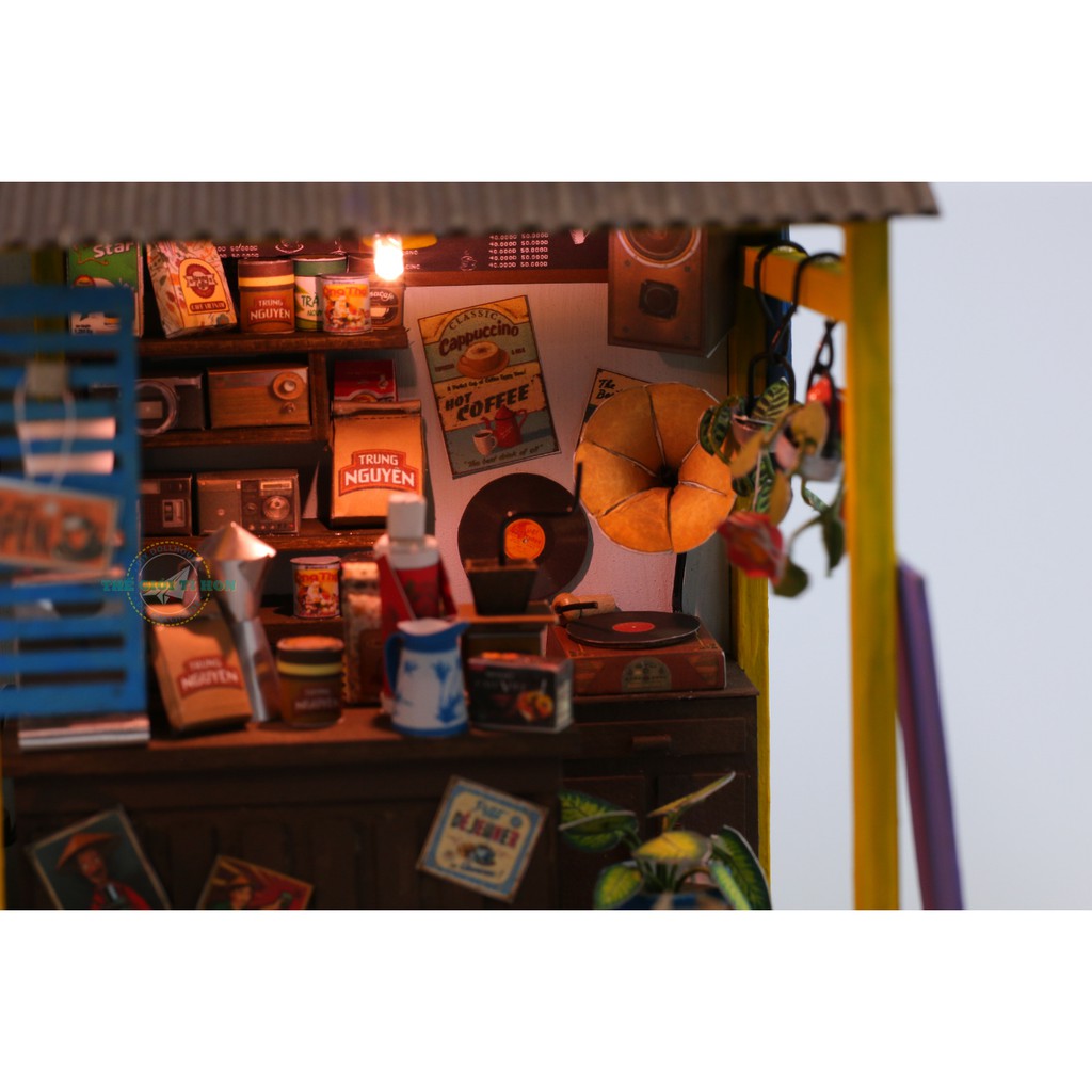 MÔ HÌNH SÀI GÒN THU NHỎ - CÀ PHE ĐÁ - AD07