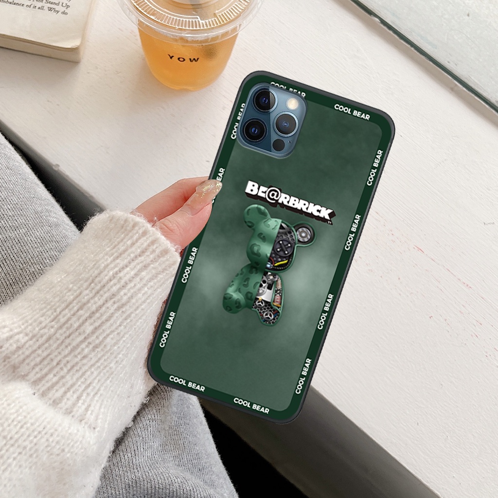 Ốp lưng IP 13/ 13 pro/ 13 pro max bear brick, ốp điện thoại in hình 3D phong cách, thời trang