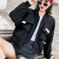 Áo khoác kaki nữ jacket dáng ngắn siêu cá tính