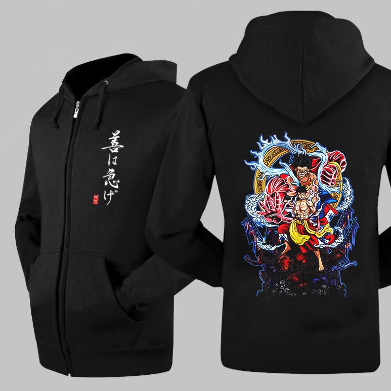 Áo One Piece🔥 BST áo khoác One Piece Luffy Ace - Áo khoác ANime Haikyuu NAruto siêu ngầu giá rẻ