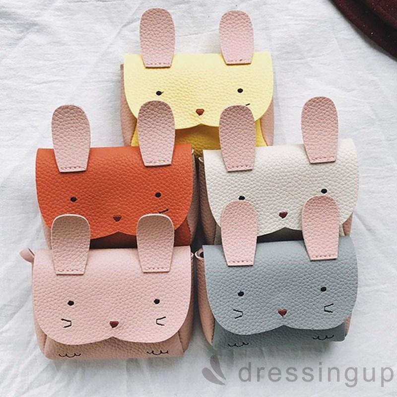 Túi đeo chéo da giả hình thỏ dễ thương cho nữ
