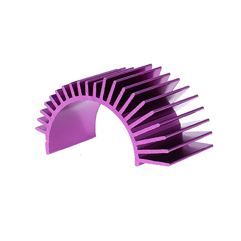 COD Rc Car Spare Parts 540 550 Motor Radiator For Wltoys 12428 Purple