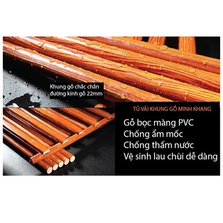 TỦ VẢI KHUNG GỖ PHÚC KHANG