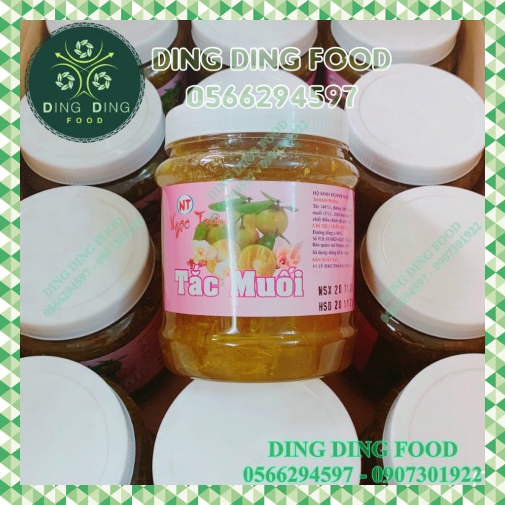 Date 2024 - Tắc Muối Sợi Ngọc Trân , Nguyên Liệu Pha Chế, Ăn Vặt, DING DING FOOD