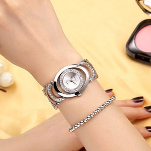 CRRJU ladies watch stainless steel waterproof fashion business casual 2201