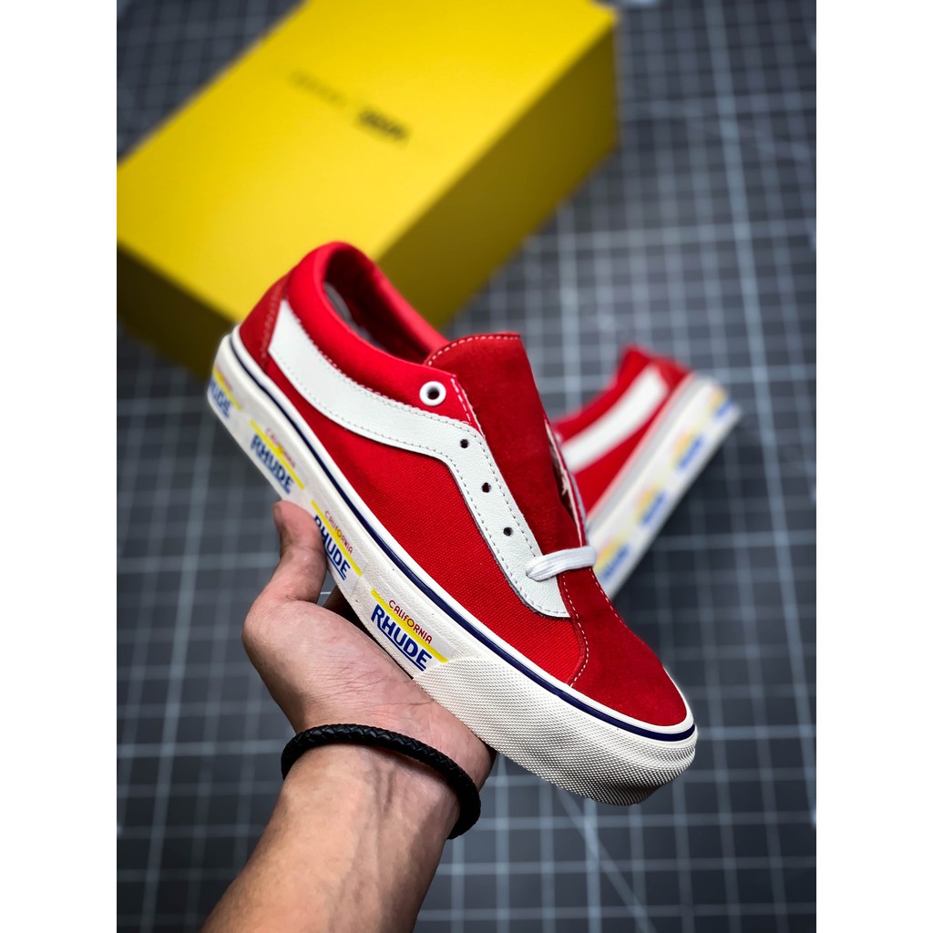 📦 FULLBOX 🌐 ORDER  🎀 SALE 50% 🎀 💯 ẢNH THẬT 🏷 Vans x Rhude Bold Ni 🏷 👟 GIÀY NAM NỮ 👟