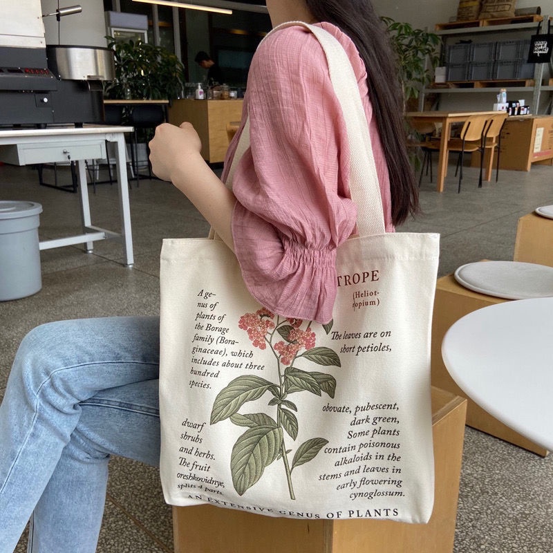 Túi Xách Vải Canvas Thiết Kế Cỡ Lớn Phong Cách Retro Nhật Bản Cao Cấp Cho Nữ