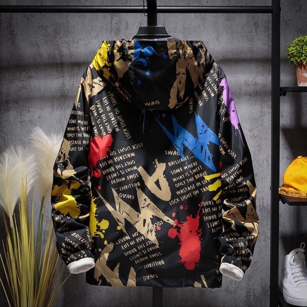 Áo Khoác Nam - Áo Khoác Dù Họa Tiết Cá Tính Phong Cách Trẻ Trung | BigBuy360 - bigbuy360.vn