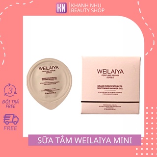 Sữa Tắm Weilaiya Chính Hãng Mini, Sữa Tắm Tuỷ Mật Hoa Hồng weilaiya Lưu Hương Lâu Trắng Da Toàn Thân
