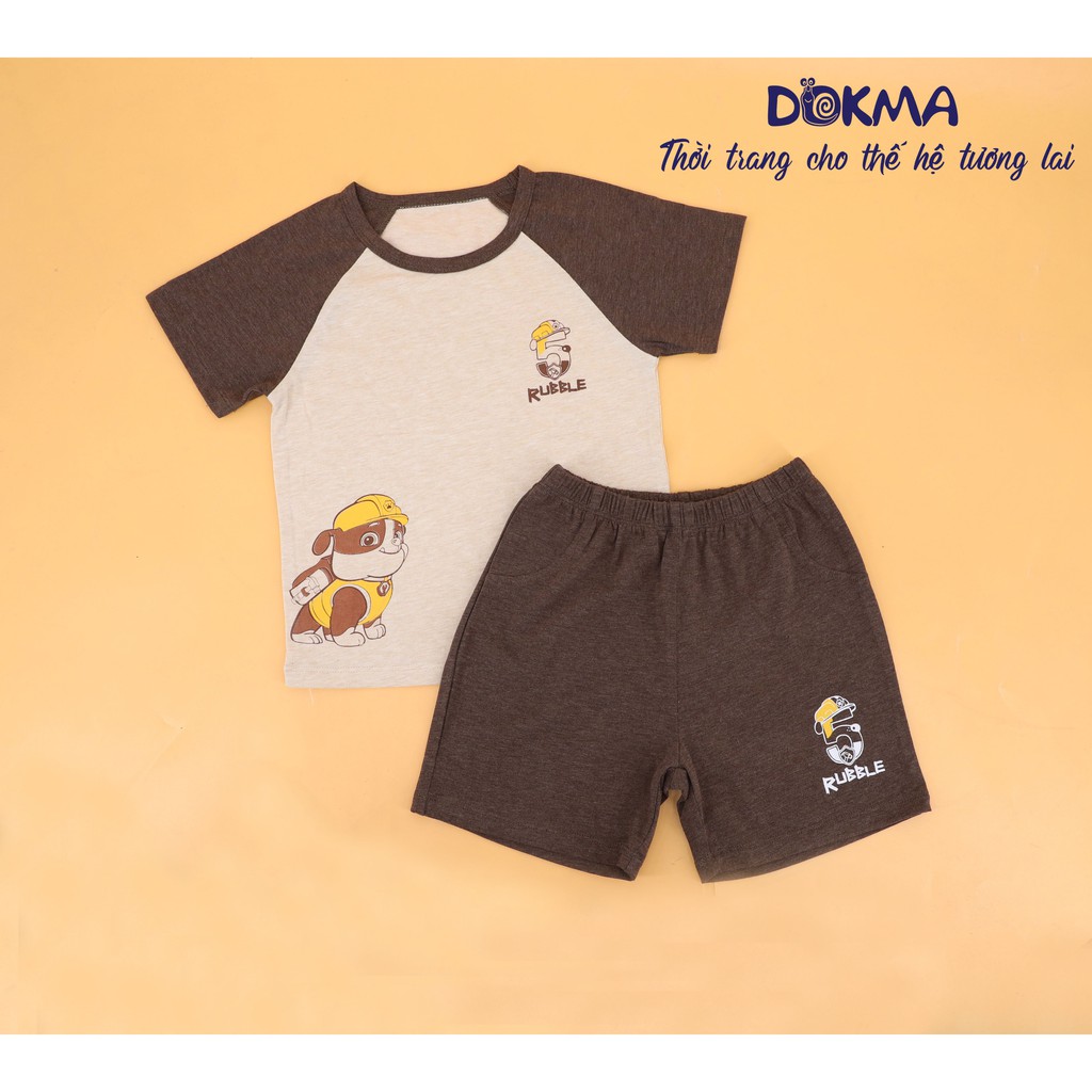 DMB288 Bộ quần áo zaglan cộc tay Dokma (1-4T)