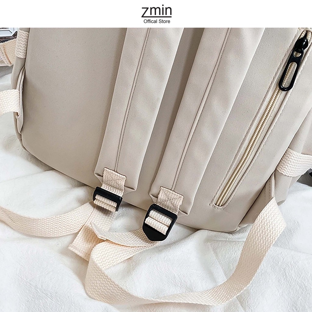 [Mã FATHANG5 giảm 10K đơn 50K] Balo thời trang ulzzang Zmin, chống thấm nước đựng vừa laptop 14inch, A4-Z103