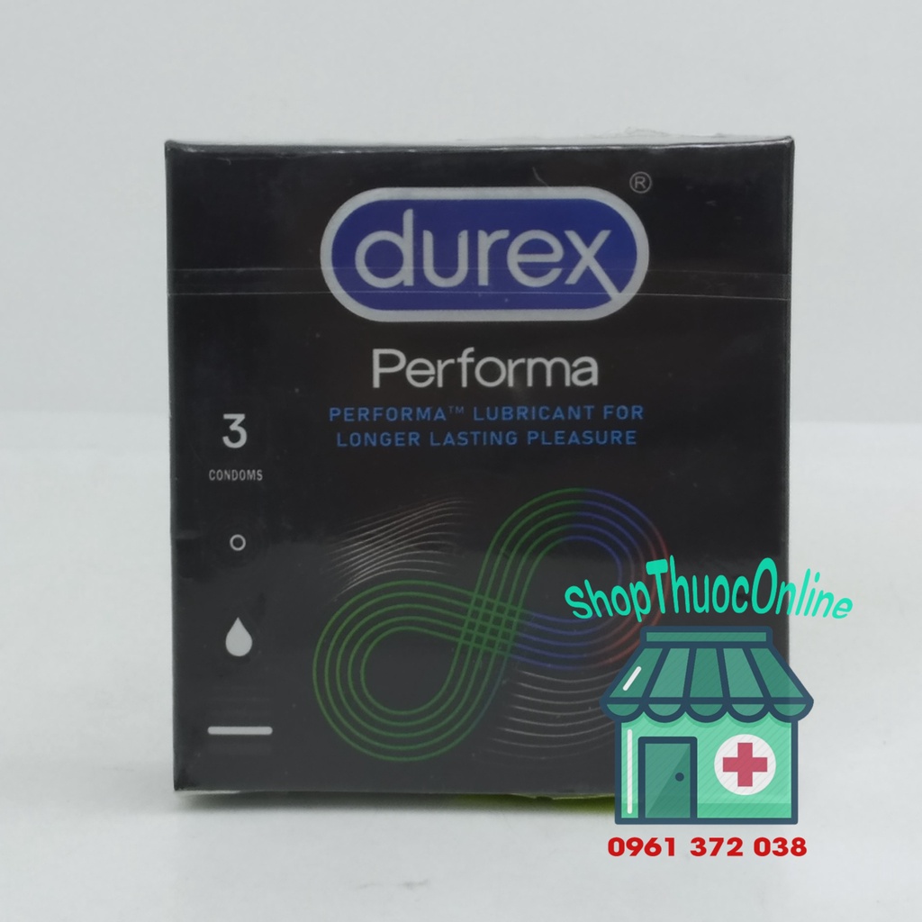 Bao cao su Durex Performa hộp 3 cái