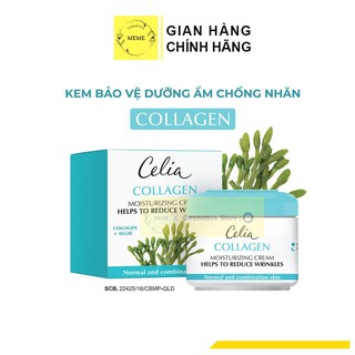 Kem dưỡng ẩm giảm nhăn, giảm lão hóa da Celia Collagen Moisturizing Cream- 50ML