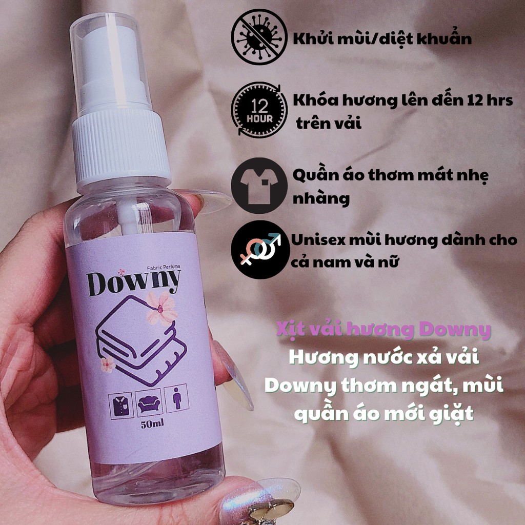 Xịt Thơm Body Mist quần áo Fabric Perfume - Linen Perfume 50ml. | BigBuy360 - bigbuy360.vn