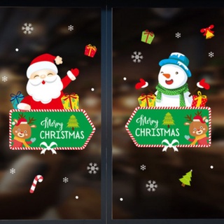 Decal Noel dán gương, kính trang trí Giáng Sinh