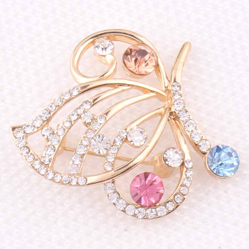 Ghim Cài Áo Hình Bướm Đính Đá Thời Trang