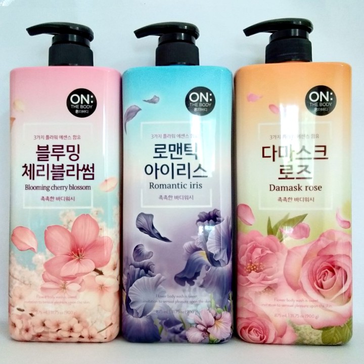 Sữa tắm On The Body hương nước hoa Hàn Quốc 900G