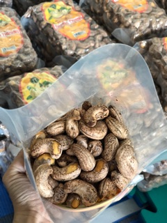 1kg Hạt Điều Vỏ Lụa rang muối loại to nhất