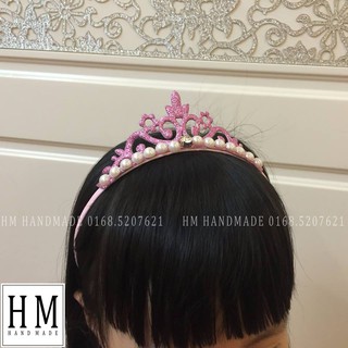 Bờm công chúa, bờm vương miện cho bé