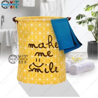 Sọt vải đựng đồ vintage cỡ lớn có quai xách (40x50cm)