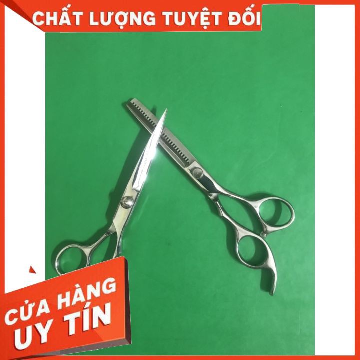 [tận gốc ]kéo cắt tóc -kéo tỉa tóc VINKO -bằng thép nguyên chất không gỉ  dùng cho salo và ở nhà tiên lợi