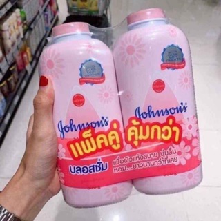 1 set 2 chai phấn johsonbaby thái