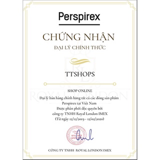 [ Chính Hãng ] Lăn Khử Mùi Perspirex Cao Cấp 20ml