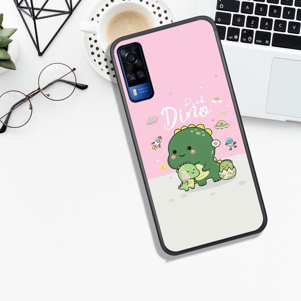 [HOT]ỐP VIVO Y12S - Y20 - Y20S - Y51 2020 - Y72 - Y53S , IN HÌNH KHỦNG LONG CHIBI SIÊU DỄ THƯƠNG.