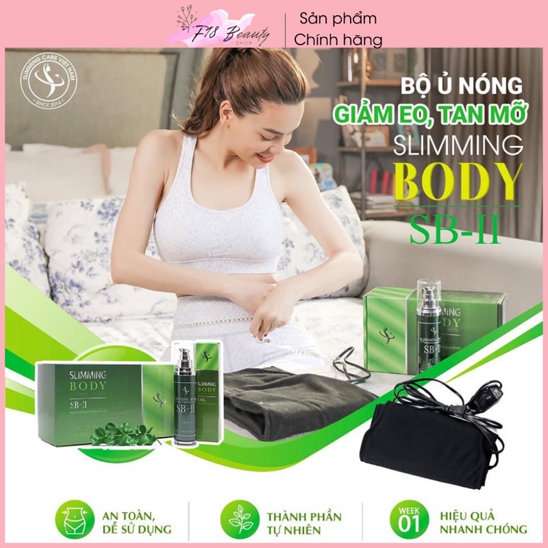 Bộ combo quấn nóng tan mỡ Slimming Body sb2 - Thải mỡ bụng - đùi- tay