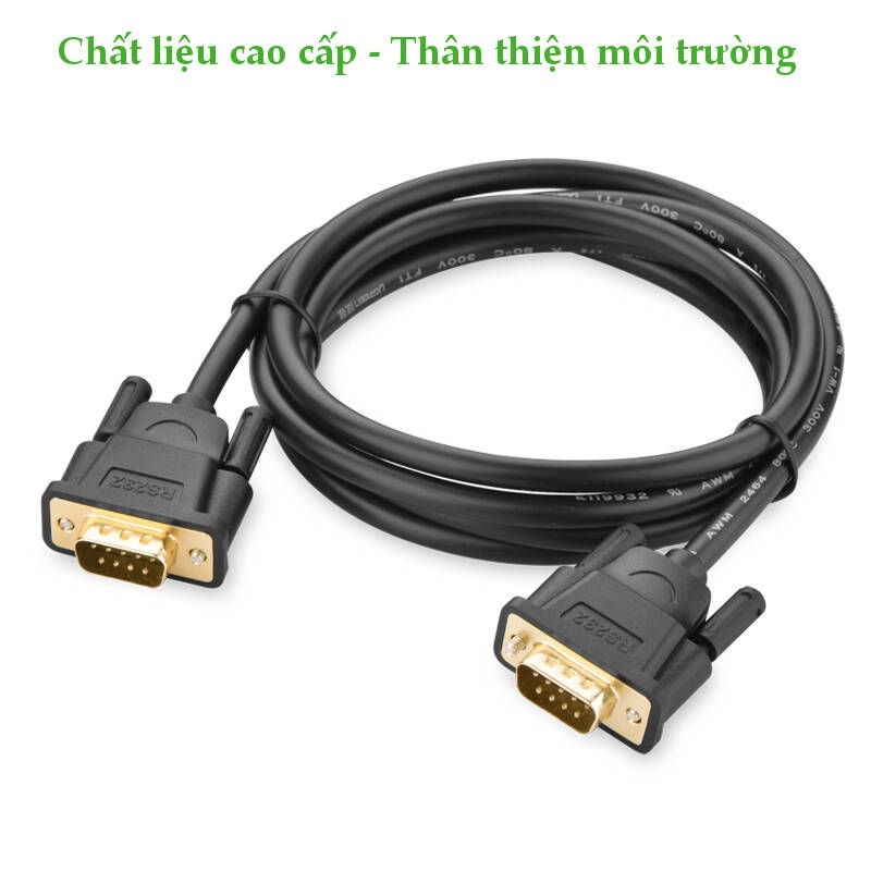 Cáp cổng Com Rs232 9 chân âm sang Com 9 chân âm (9F/9F) dài 2m Ugreen UG 20150