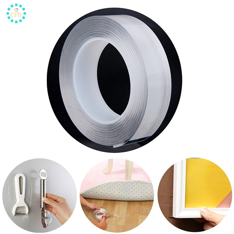 【cfh】Băng Keo Hai Mặt Nano Đa Năng Chất Lượng Cao